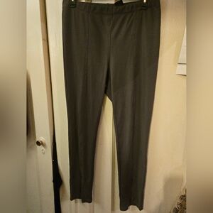 Gray Slim Stretch Dress Pants